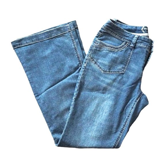 Sonoma Jeans Womens Size 6 Modern Flare Life + Style Stretch Blue Denim - Picture 3 of 10